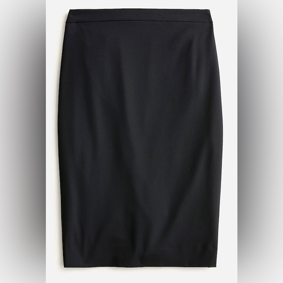 J Crew | No. 2 Black Pencil Skirt - Picture 3 of 7